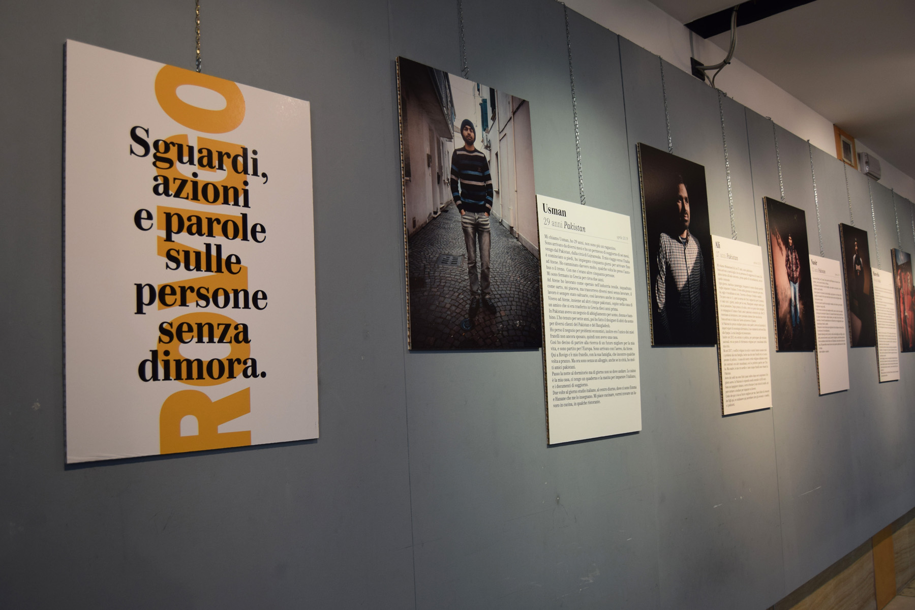 Le storie e i volti dei senza fissa dimora di Rovigo in mostra alla Pescheria Nuova