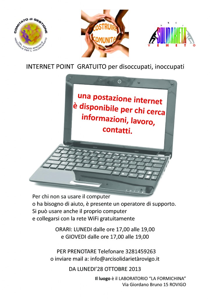 nuovi orari internet point